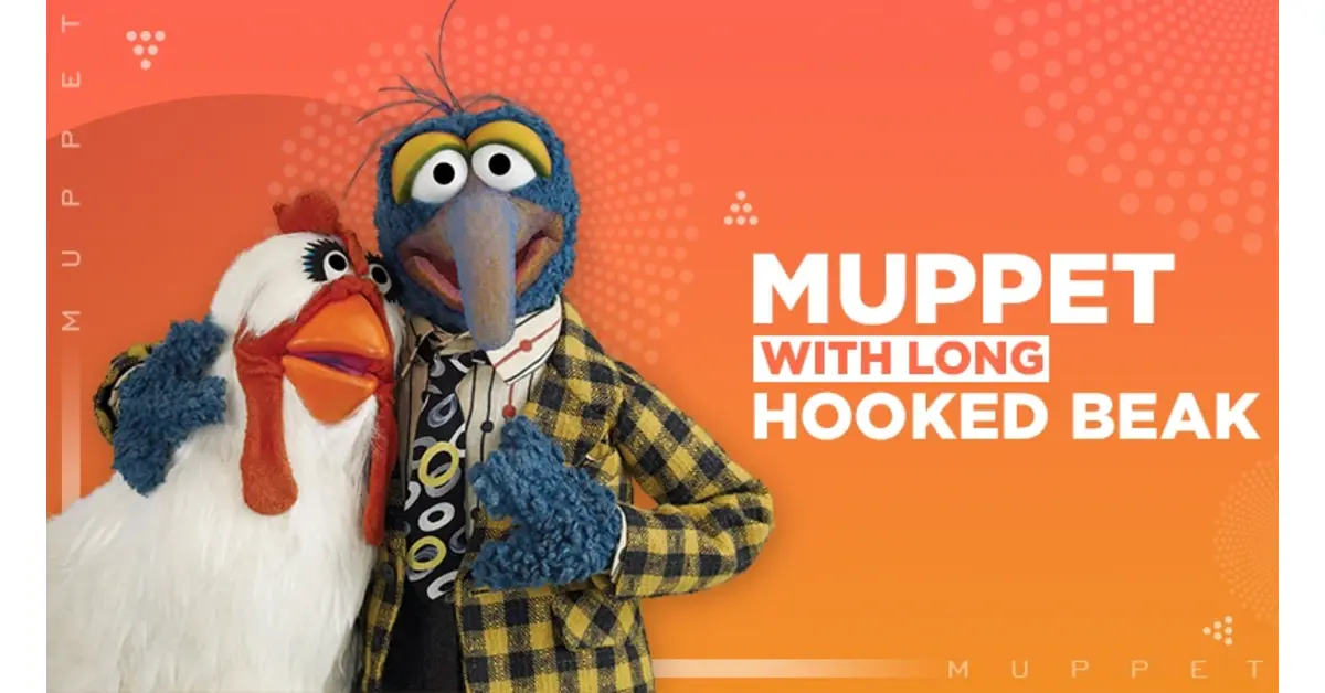 Muppet With Long Hooked Beak